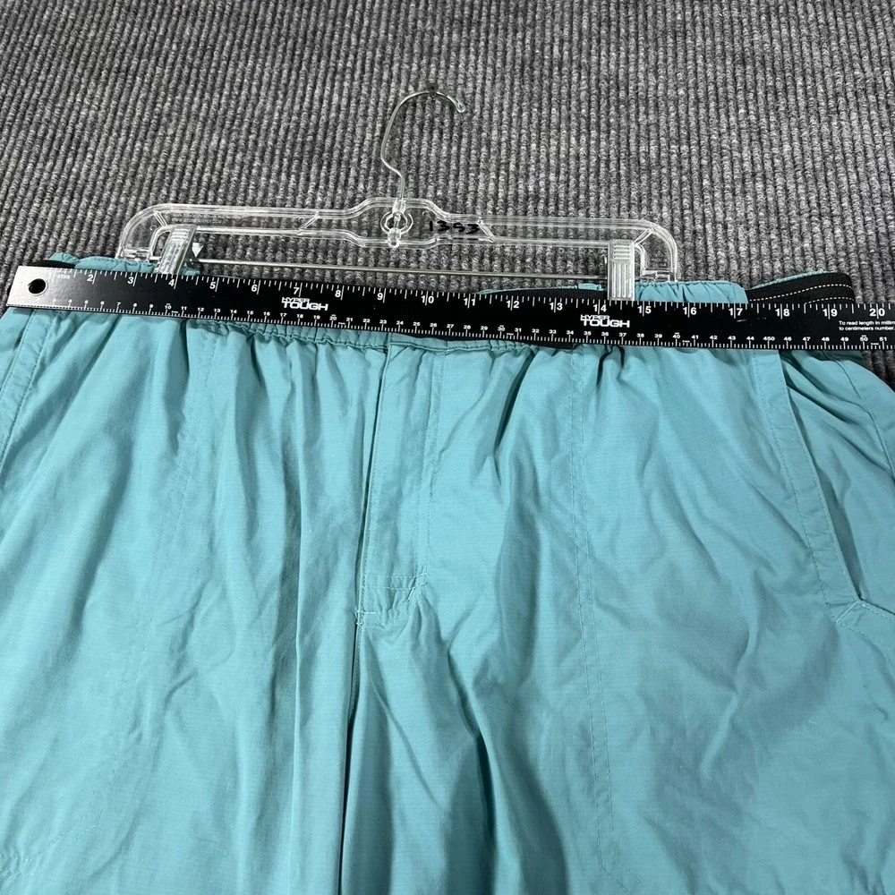L.L. Bean Shorts Mens Size XL Extra Large Blue Belted Lined Swim Trunks Sharp